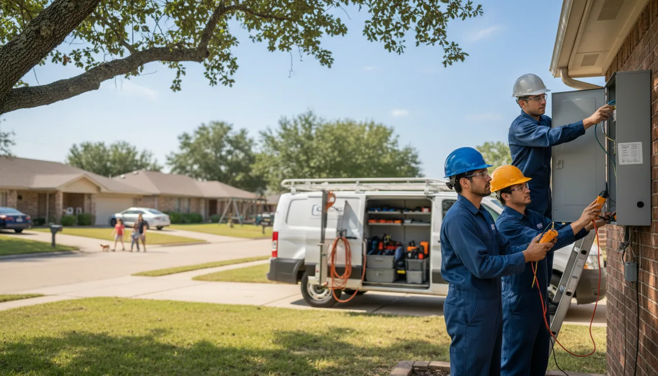 Certified electrician providing emergency electrical services in Calder, ID